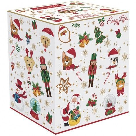 Чашка для чая Easy Life Christmas Friends 370 мл Snowman c инфьюзером и крышкой 111005705 фото