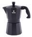 Гейзерная кофеварка 240 мл Vinzer Moka Nero на 6 чашек 50395 фото 1