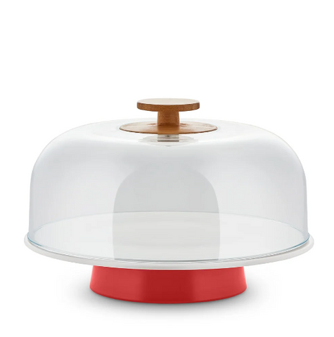 Тортівниця Alessi Mattina 31 см червона BG06RED фото