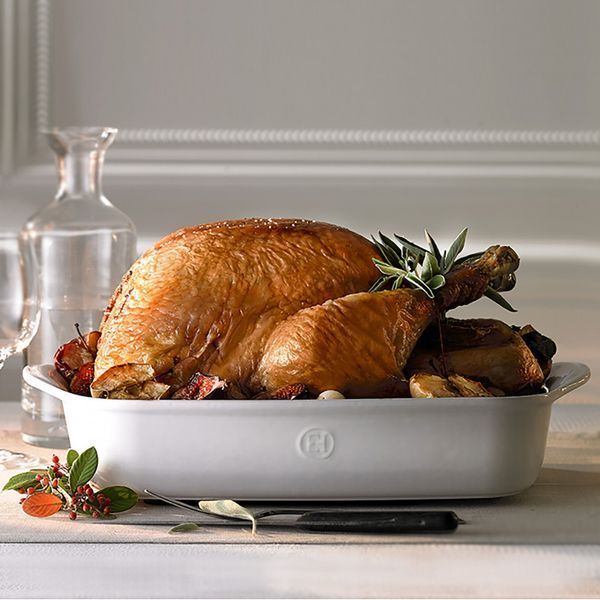 Форма для запекания прямоугольная Emile Henry Ovenware 42,5х28 см кремовая 029654 фото