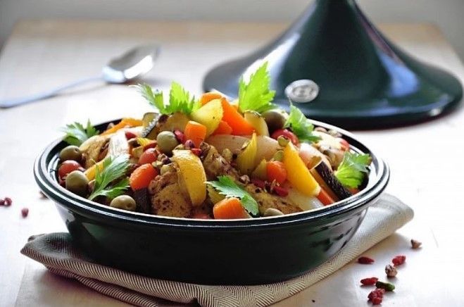 Тажин Emile Henry Cookware 3 л 32 см синій 735632 фото