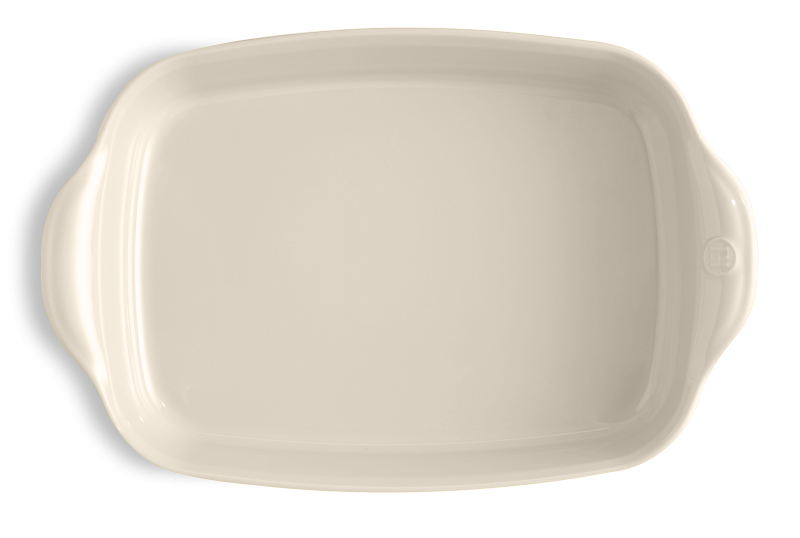 Форма для запекания прямоугольная Emile Henry Ovenware 42,5х28 см кремовая 029654 фото