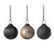 Набір із 3 ялинкових іграшок Villeroy & Boch Black Xmas 10х8 см 1486727419 фото 1