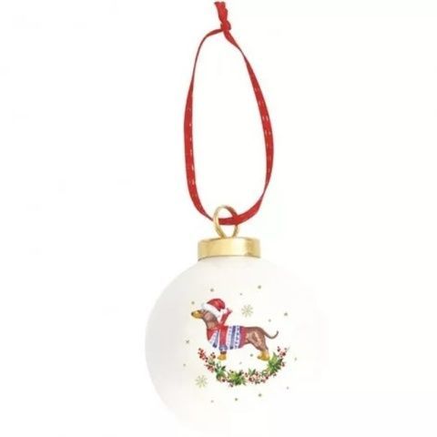 Ялинкова іграшка Easy Life Christmas Decorations 7 см Dachshund 111005713 фото