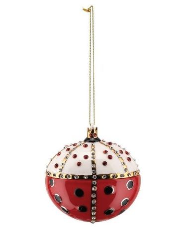 Ялинкова іграшка Alessi Re Coccinello 8,5х6х8,5 см MJ168 фото
