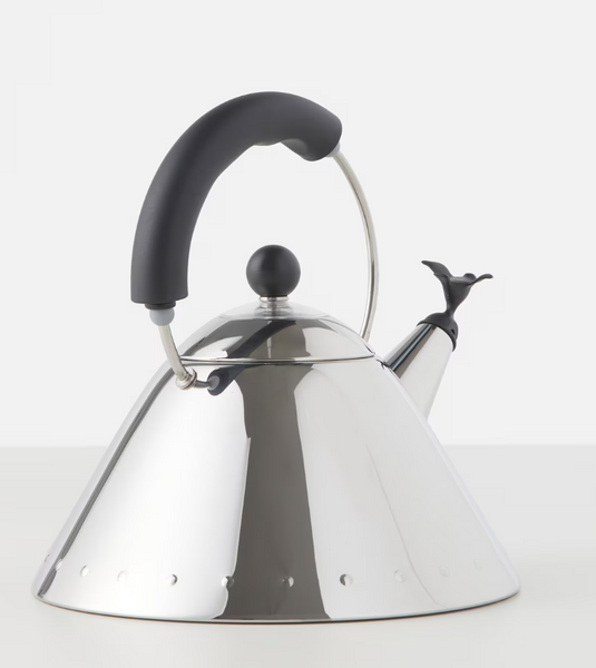 Чайник Alessi 2 л з чорною ручкою 9093black фото