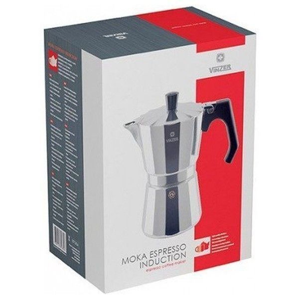Гейзерна кавоварка 450 мл Vinzer Moka Espresso Induction на 9 чашок 89384 фото