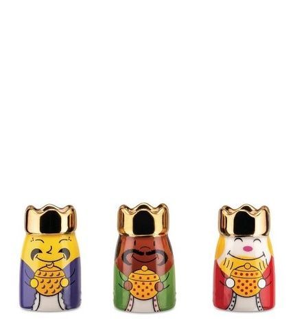 Набір із 3 статуеток Alessi Re Magi 3х4,8 см AMGI10SET1 фото