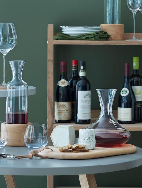 Декантер для вина LSA International Wine 1,4 л з дошкою для сиру WI33 фото