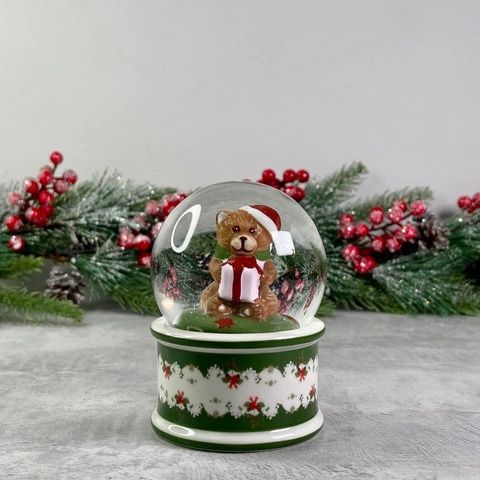 Снежный шар Villeroy & Boch Christmas Toys Memory 6,5х9 см мишка 1483276695 фото
