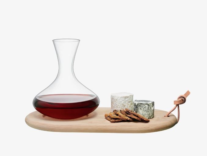 Декантер для вина LSA International Wine 1,4 л з дошкою для сиру WI33 фото