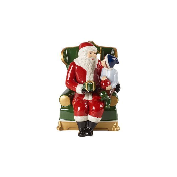 Статуетка Санта в кріслі Villeroy & Boch Christmas Toys Memory 10х15 см 1483276636 фото