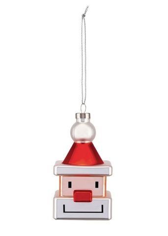 Ялинкова іграшка Alessi Le Palle Quadrate Santa Cube 5,5х5,5х9,5 см GJ021 фото
