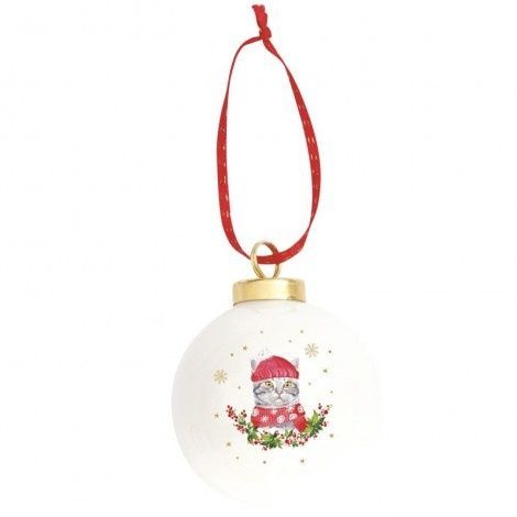 Ялинкова іграшка Easy Life Christmas Decorations 7 см Tabby Cat 111005708 фото