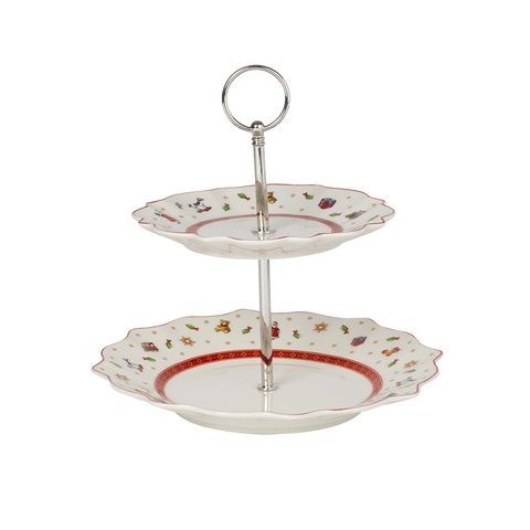 Сервірувальне блюдо 2-х ярусне Villeroy & Boch Toy's Delight 18х24 см 1485857887 фото