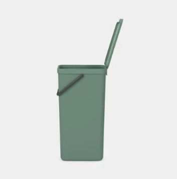 Ведро мусорное Brabantia Sort&Go 40 л зелёное 251023 фото