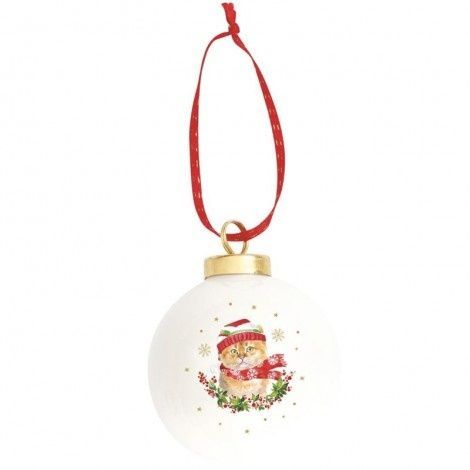 Ялинкова іграшка Easy Life Christmas Decorations 7 см Ginger Cat 111005710 фото