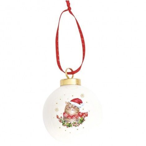 Ялинкова іграшка Easy Life Christmas Decorations 7 см Brown Cat 111005709 фото