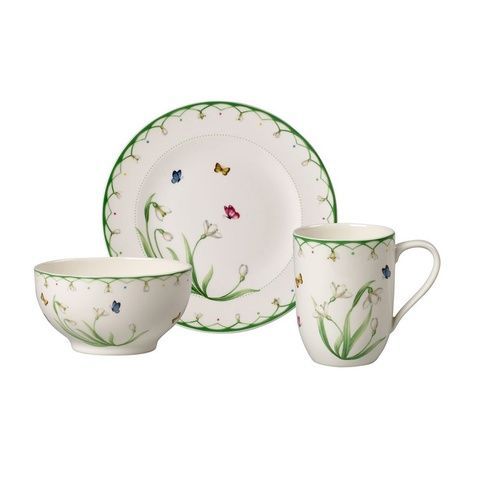 Столовий сервіз Villeroy & Boch Colourful Spring 12 предметів 4 персони 1486636001 фото