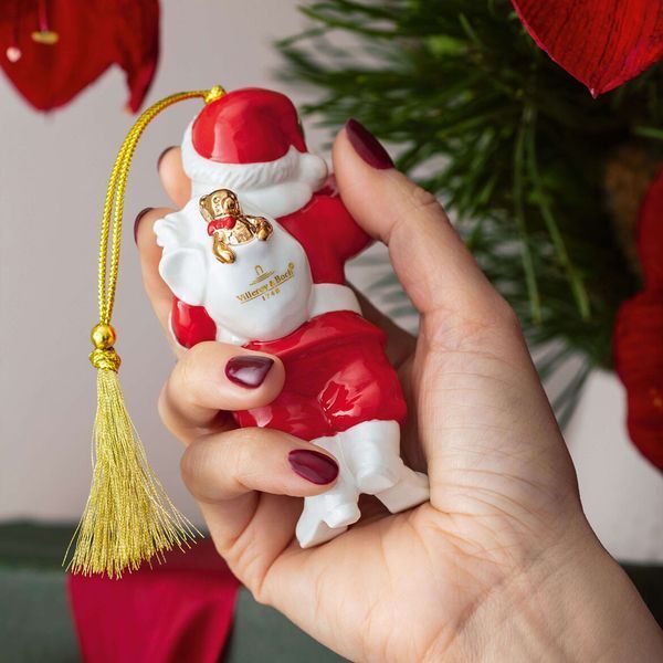 Ялинкова іграшка Villeroy & Boch Christmas Classics 6,3х4,6х10,4 см Санта-Клаус 1486754344 фото