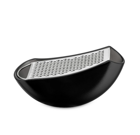 Тертка Alessi Parmenide 15,3 см чорна для сиру ARU01BLACK фото