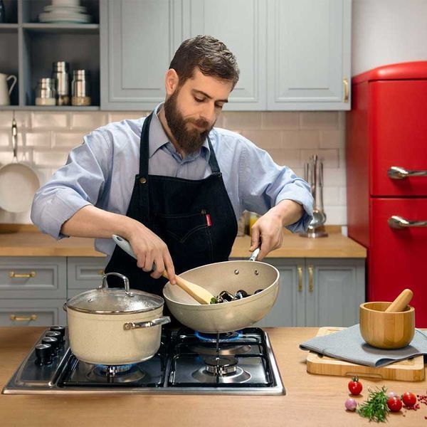 Каструля Korkmaz Granita Alu 28*14,5см/8л кругла, з кришкою A1262 фото