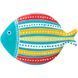 Блюдо Easy Life Sea Friends 27x19 см різнокольорове 111003704 фото 1