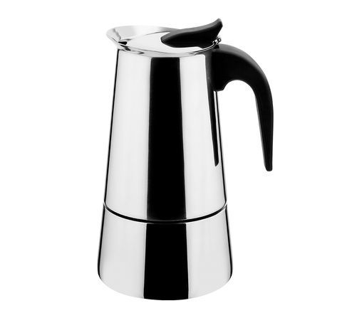 Гейзерна кавоварка 200 мл Vinzer Moka Inox Induction на 4 чашки 50391 фото