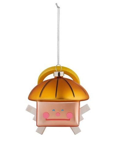 Ялинкова іграшка Alessi Le Palle Quadrate Quadrangelo 8х7х8,5 см GJ0214 фото