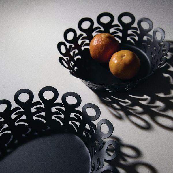 Фруктовница Alessi Vimini 21 см черная BM21_BLACK фото