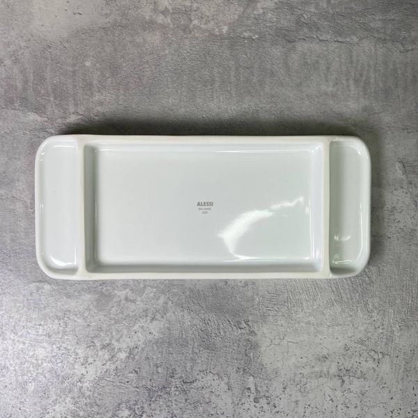 Маслянка Alessi Mattina 21х9 см світло-сіра BG04WARMGREY фото