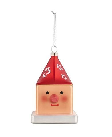 Ялинкова іграшка Alessi Le Palle Quadrate Cubocchio 6х7,5х9,5 см GJ0215 фото