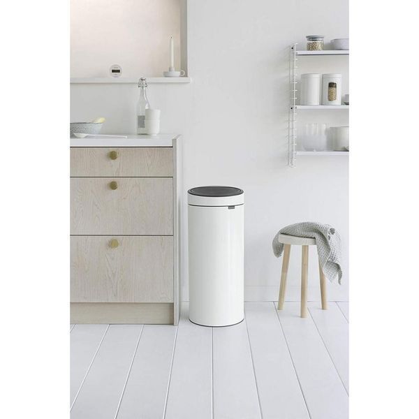 Бак для сміття Brabantia Touch Bin 30 л білий 115141 фото